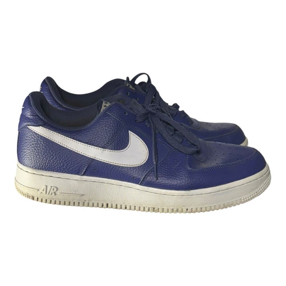Nike Air Force 1 '07 Low Blue Recall (AA4083-401) Men’s Size 12 Blue White